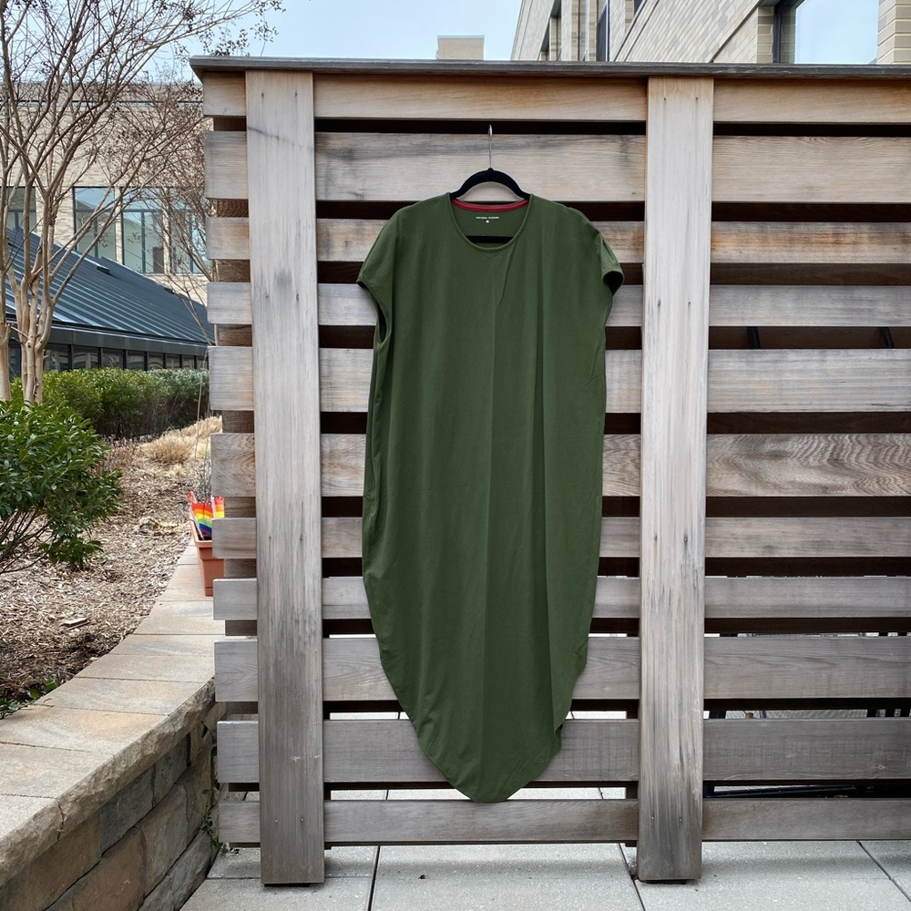 Universal Standard Geneva Dress in Fatigue Green